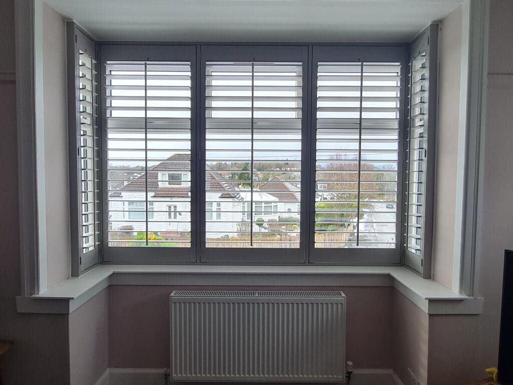 Square Bay Window Shutters