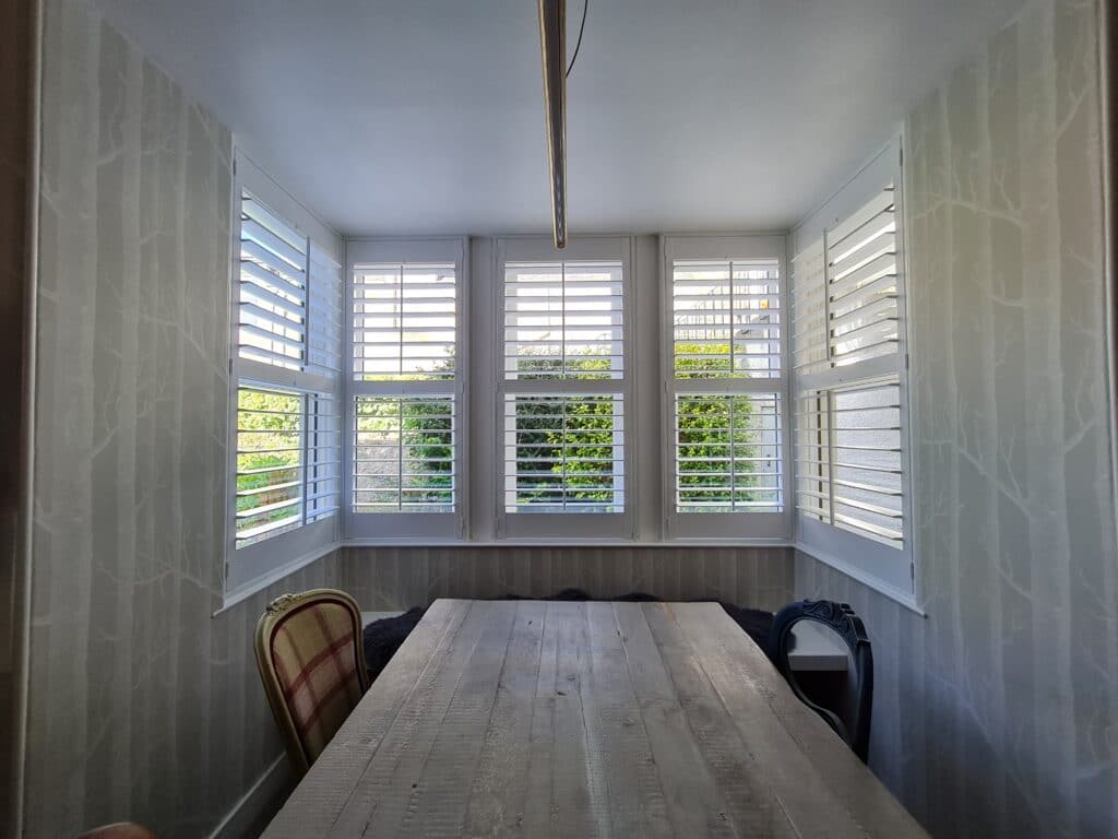 Square Bay Window Shutters