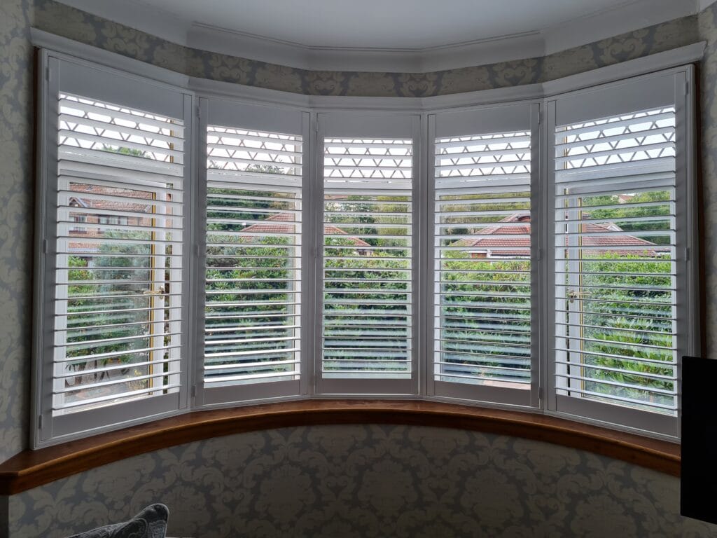 Bow Window Shutters