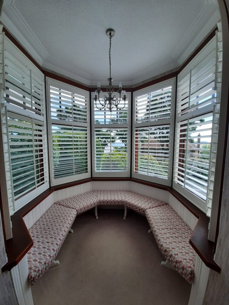 Bow Window Shutters