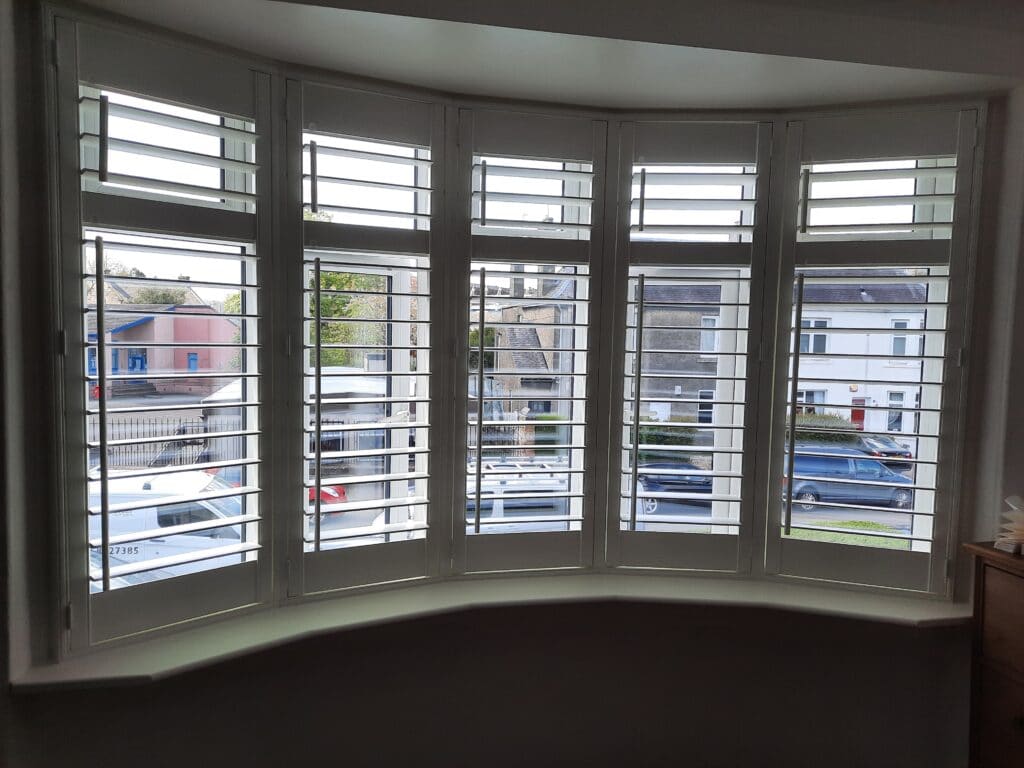 Bow Window Shutters