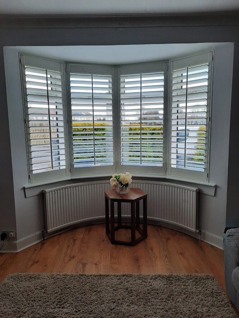 Bow Window Shutters