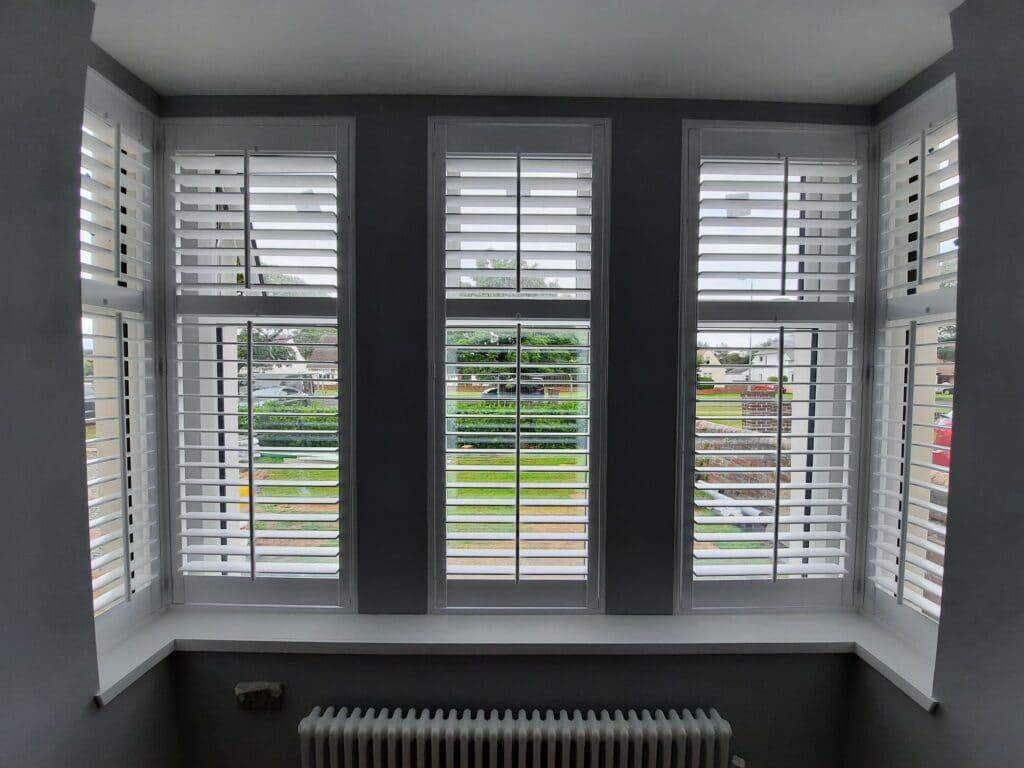 Square Bay Window Shutters