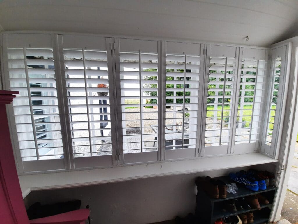 Square Bay Window Shutters