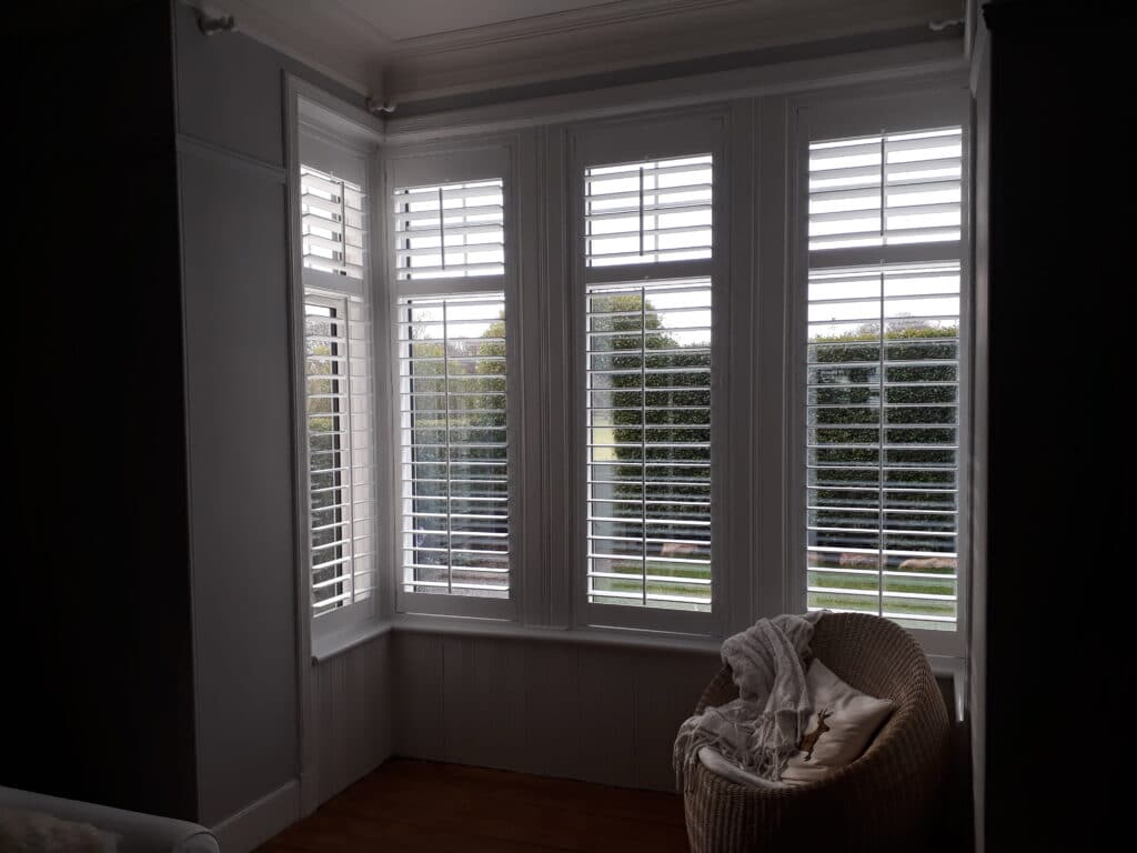 Square Bay Window Shutters