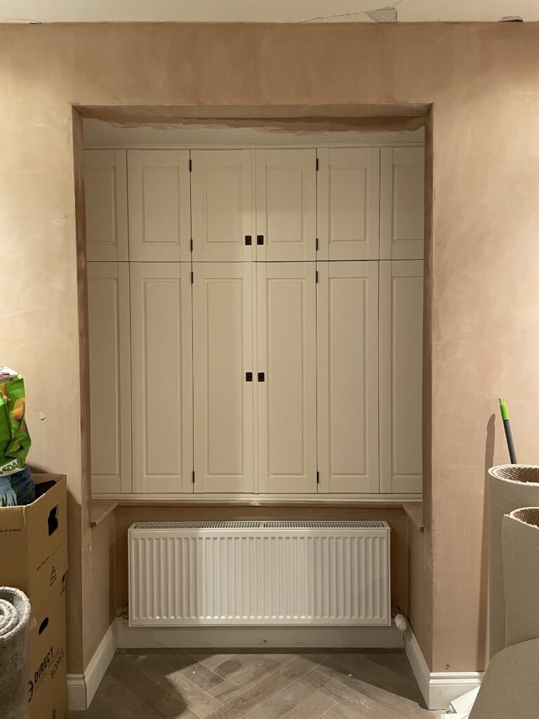 Tier-on-tier solid plantation shutters - 2 from The Scottish Shutter Company