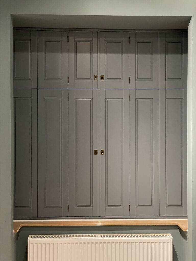 Tier-on-tier solid plantation shutters - 1 from The Scottish Shutter Company