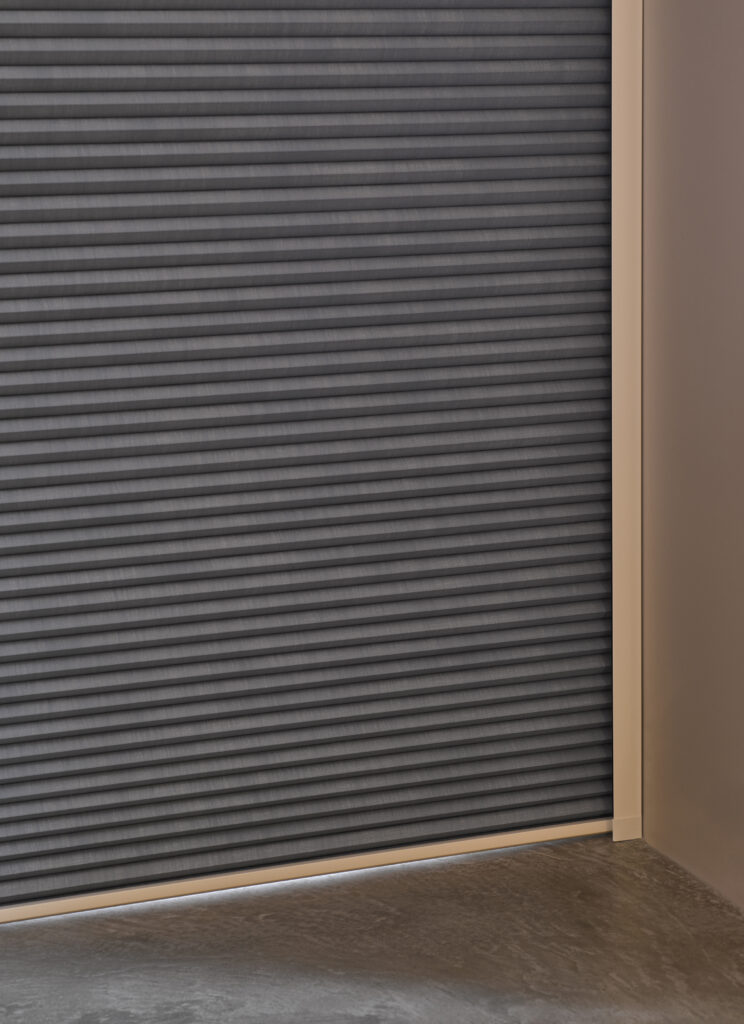 Duette dim-out blind with Lightlock - The Scottish Shutter Company