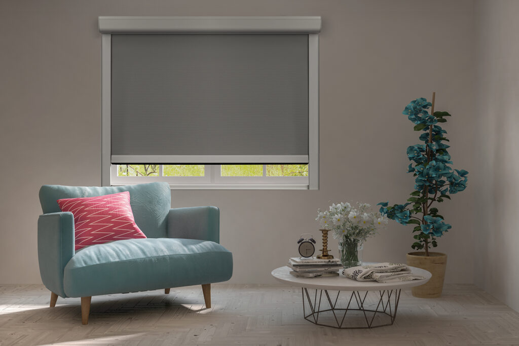 Cassetted DimOut Roller Blind 1