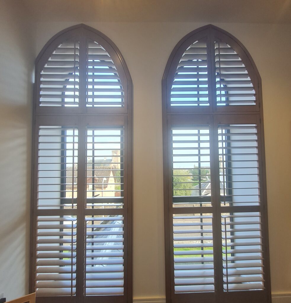 Gothic Arch Window Shutters