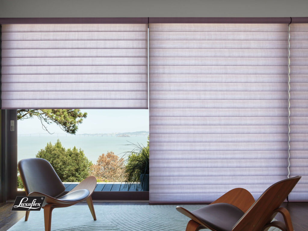 Luxaflex Pirouette in Satin Purple