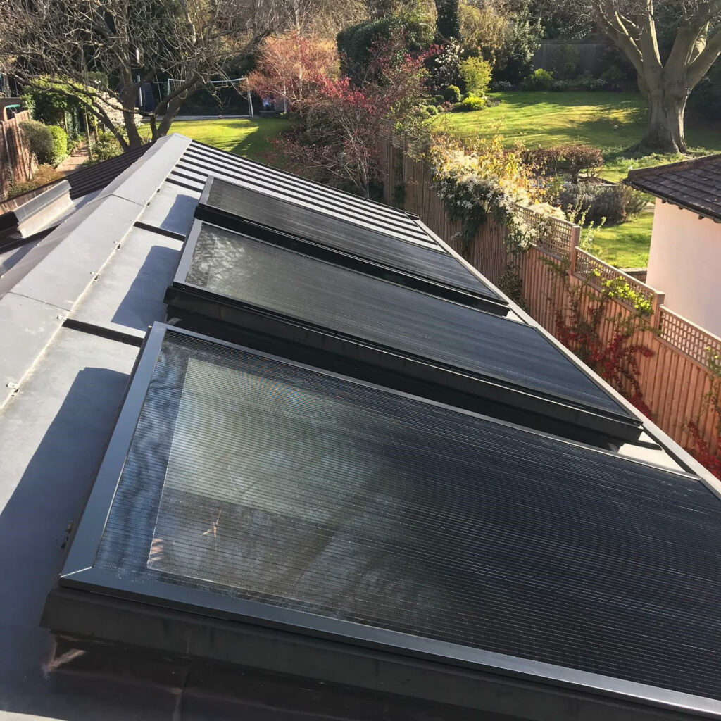 Microlouvre on skylights