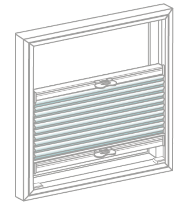Parma Honeycomb Blind - SmartLift SmartFrame (25mm pleat only)