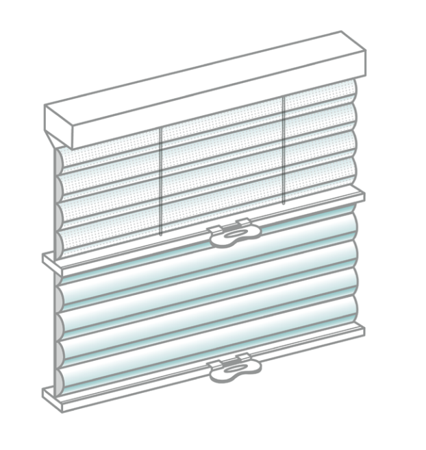 Parma Honeycomb Blind - SmartLift Day & Night (25mm & 45mm pleat)