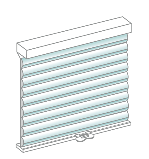 Parma Honeycomb Blind - SmartLift (25mm & 45mm pleat)