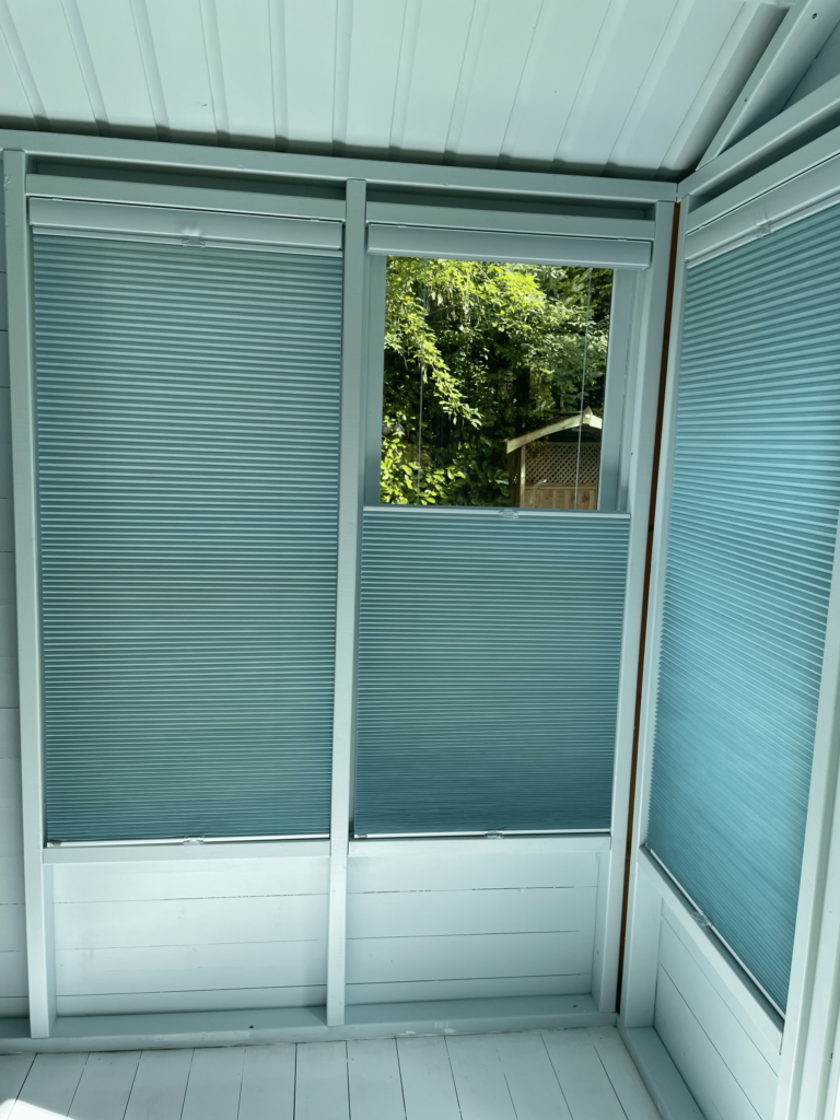 Parma Cellular Blinds in a Summer House 1 - The Scottish Shutter Company