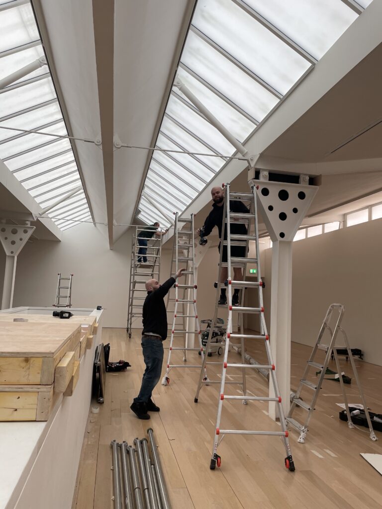 The Fruitmarket Gallery Edinburgh - Parma Dimout Blinds 12