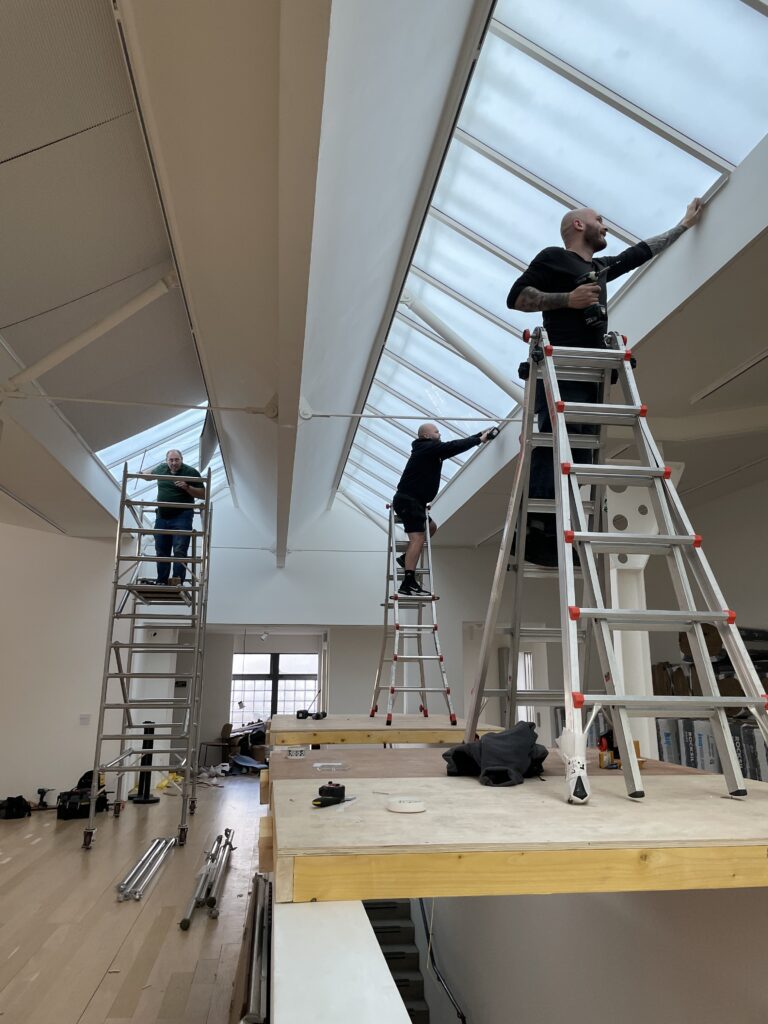 The Fruitmarket Gallery Edinburgh - Parma Dimout Blinds 11