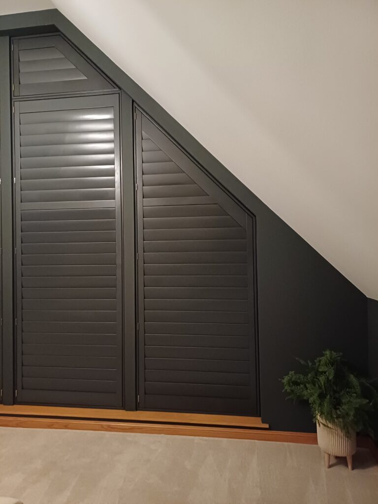 Shaped Gable Shutters -Self-Installed by our clients on Orkney 4