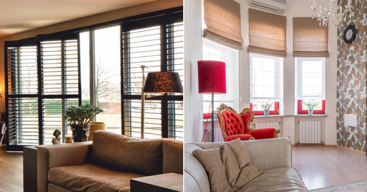 Shutters vs. Roman Blinds: Which is Right for Your Home?